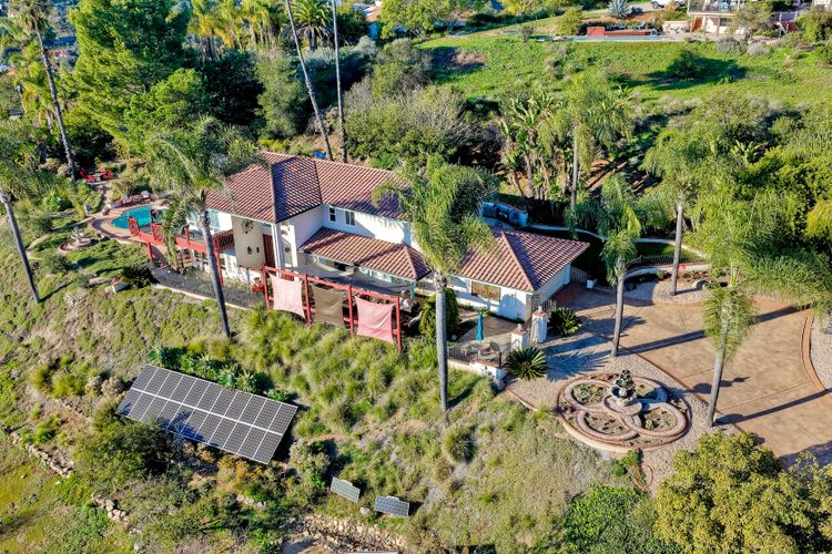 Front door from drone