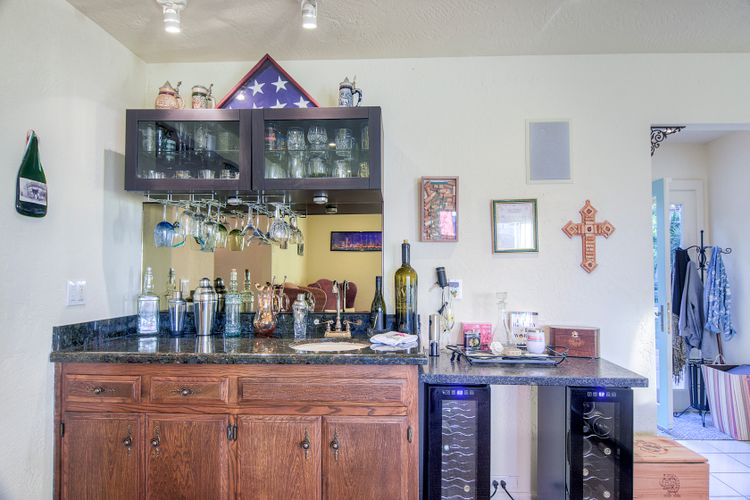 Wet Bar in Family Room
