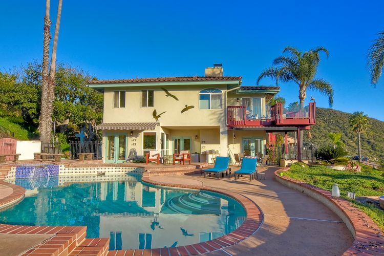 Pool and back of house